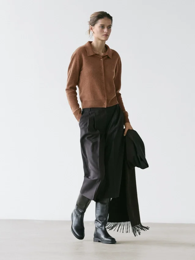 Cardigan aus Wolle Cardigan aus Wolle