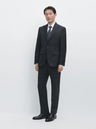 Cooler Anzug-Blazer aus Wolle