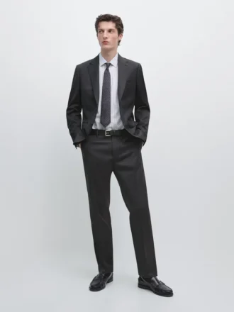 Cooler Anzug-Blazer aus Wolle