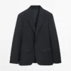 Cooler Anzug-Blazer aus Wolle Cooler Anzug-Blazer aus Wolle