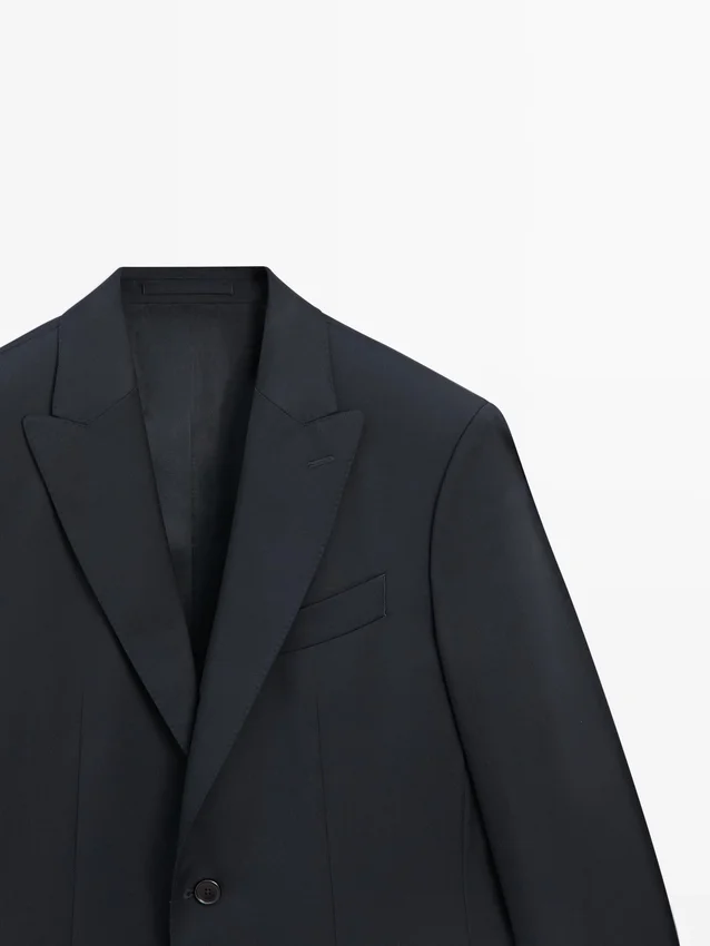 Cooler Anzug-Blazer aus Wolle Cooler Anzug-Blazer aus Wolle