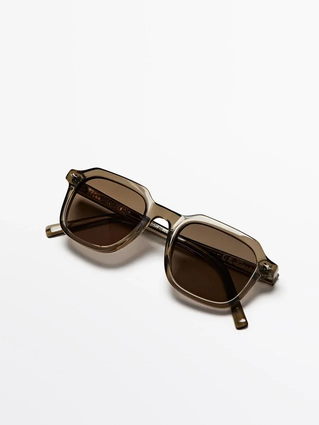 Eckige Sonnenbrille Eckige Sonnenbrille