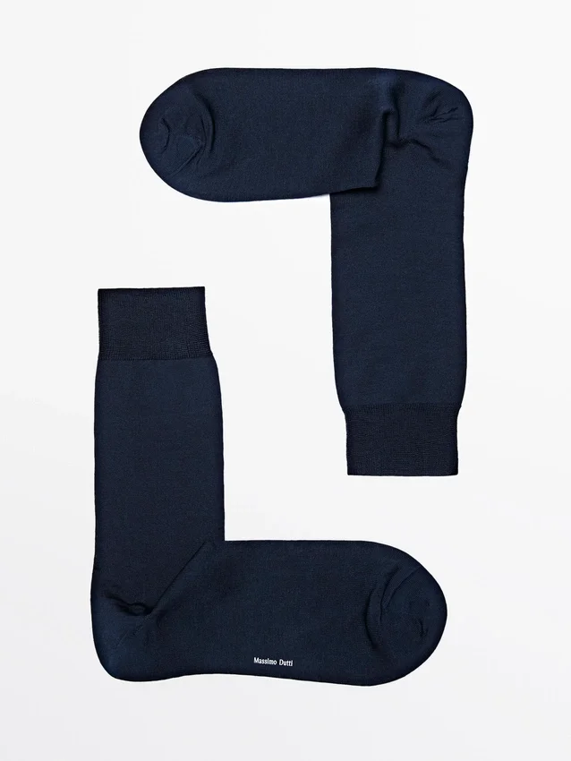 Einfarbige elegante Socken Einfarbige elegante Socken