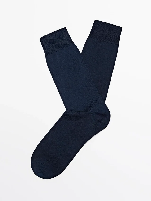 Einfarbige elegante Socken Einfarbige elegante Socken
