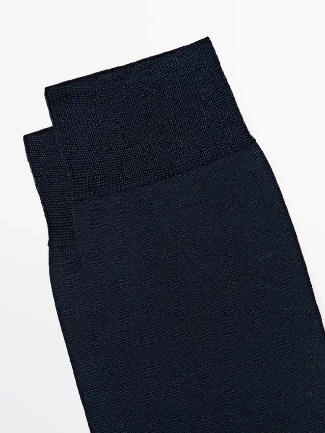 Einfarbige elegante Socken Einfarbige elegante Socken