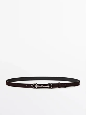 Equestrian-Gürtel aus Nubukleder Equestrian-Gürtel aus Nubukleder
