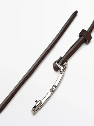 Equestrian-Gürtel aus Nubukleder Equestrian-Gürtel aus Nubukleder