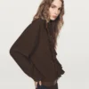 Fließende Bluse mit Rüschen Fließende Bluse mit Rüschen