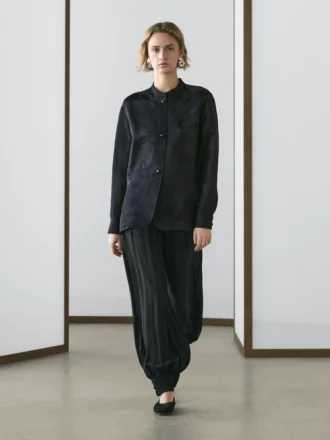 Fließendes Jacquard-Hemd Fließendes Jacquard-Hemd