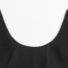 Fließendes Midi-Kleid mit Rundhalsausschnitt Fließendes Midi-Kleid mit Rundhalsausschnitt