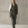 Fließendes Overshirt mit doppelter Knopfleiste Fließendes Overshirt mit doppelter Knopfleiste