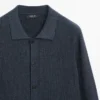 Gerippte Cardigan mit Knöpfen Gerippte Cardigan mit Knöpfen