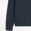 Gerippte Cardigan mit Knöpfen Gerippte Cardigan mit Knöpfen