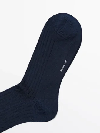 Gerippte Smart-Socken Gerippte Smart-Socken