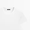 Geripptes, schweres Kurzarm-T-Shirt Geripptes, schweres Kurzarm-T-Shirt
