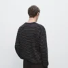 Gestreifter Langarm-Pullover Gestreifter Langarm-Pullover