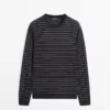 Gestreifter Langarm-Pullover Gestreifter Langarm-Pullover