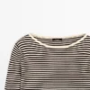 Gestreifter Langarm-Pullover Gestreifter Langarm-Pullover