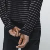 Gestreifter Pullover mit Rundhalsausschnitt Gestreifter Pullover mit Rundhalsausschnitt