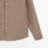 Gestreiftes Hemd aus 100 % Leinen Gestreiftes Hemd aus 100 % Leinen