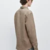 Gestreiftes Hemd aus 100 % Leinen Gestreiftes Hemd aus 100 % Leinen