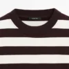 Gestreiftes Langarm-Baumwoll-T-Shirt Gestreiftes Langarm-Baumwoll-T-Shirt