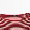 Gestreiftes Langarm-T-Shirt Gestreiftes Langarm-T-Shirt