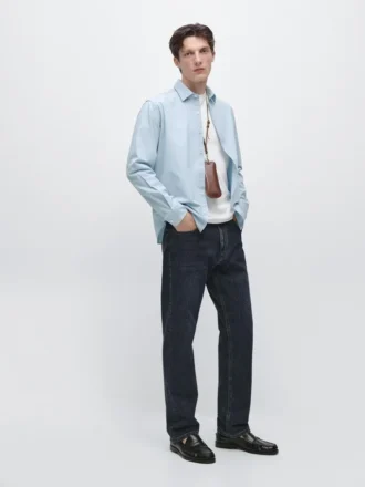 Hemd aus 100 % Baumwoll-Denim Hemd aus 100 % Baumwoll-Denim