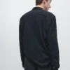 Hemd in Regular Fit aus Melange Hemd in Regular Fit aus Melange