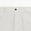 Hose aus Baumwolle und Leinen mit konischer Passform Hose aus Baumwolle und Leinen mit konischer Passform