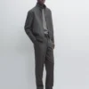 Hose aus Flanell aus Wollmischung Hose aus Flanell aus Wollmischung