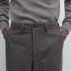 Hose aus Flanell aus Wollmischung Hose aus Flanell aus Wollmischung