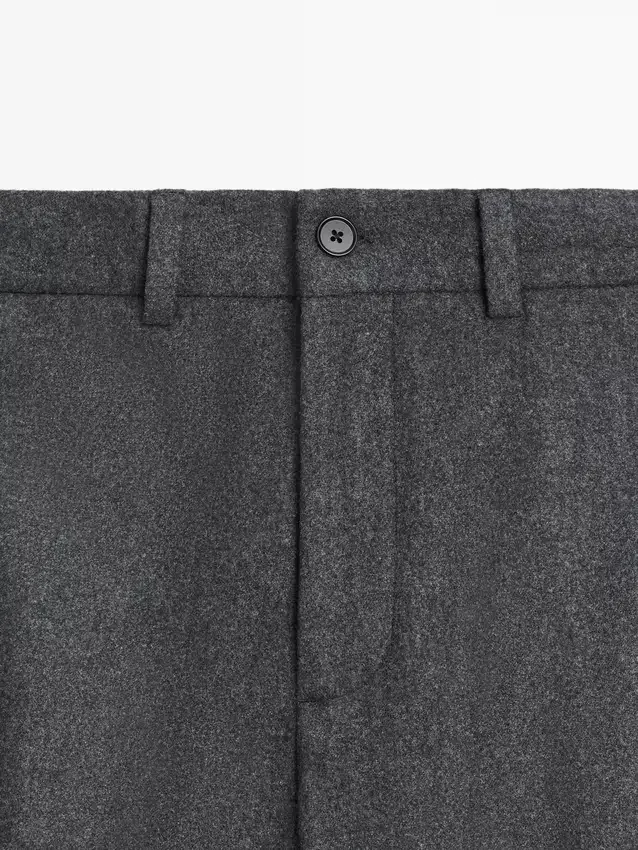 Hose aus Flanell aus Wollmischung Hose aus Flanell aus Wollmischung