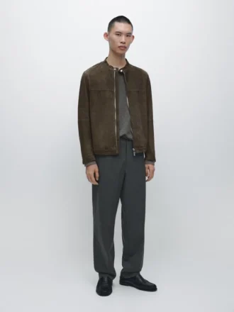Hose aus strukturierter Cool-Wool