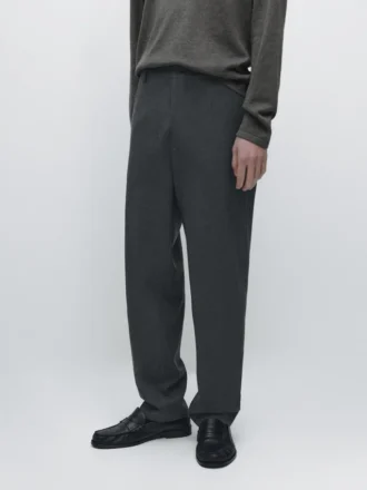 Hose aus strukturierter Cool-Wool