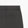 Hose aus Wollmischung mit lockerer Passform Hose aus Wollmischung mit lockerer Passform