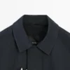 Jacke aus Baumwollmischgewebe mit Knebelverschluss Jacke aus Baumwollmischgewebe mit Knebelverschluss