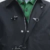 Jacke aus Baumwollmischgewebe mit Knebelverschluss Jacke aus Baumwollmischgewebe mit Knebelverschluss