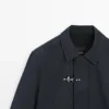 Jacke aus Baumwollmischgewebe mit Knebelverschluss Jacke aus Baumwollmischgewebe mit Knebelverschluss