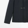 Jacke aus Baumwollmischgewebe mit Knebelverschluss Jacke aus Baumwollmischgewebe mit Knebelverschluss
