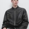 Jacke aus Nappalammleder Jacke aus Nappalammleder