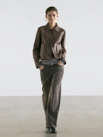 Jacke aus Wildleder Jacke aus Wildleder