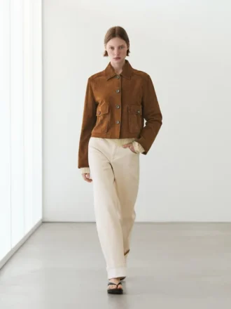 Jacke aus Wildleder