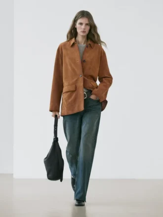 Jacke aus Wildleder Jacke aus Wildleder