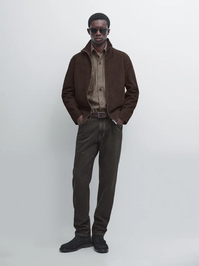 Jacke aus Wildleder Jacke aus Wildleder