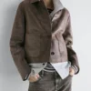 Jacke aus Wildleder Jacke aus Wildleder