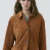 Jacke aus Wildleder