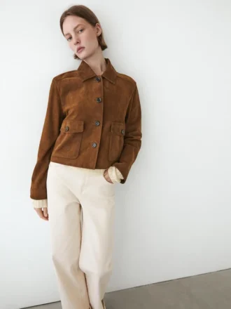Jacke aus Wildleder