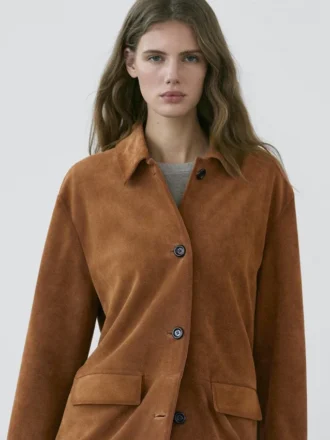 Jacke aus Wildleder Jacke aus Wildleder