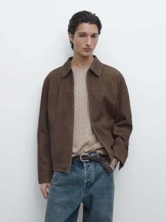 Jacke aus Wildleder Jacke aus Wildleder